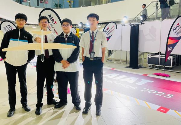 港澳校際飛行比賽2025中獲得滑翔機表現季軍