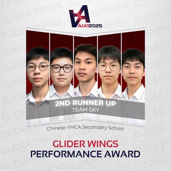 2nd Runner-up for the gilder wings performance award