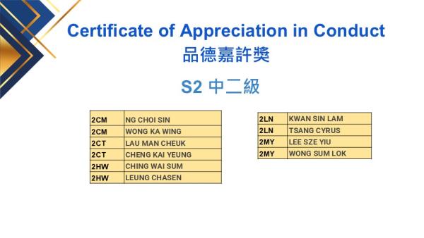 2526 Term 1 Awards Ceremony