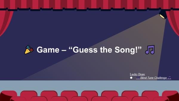 2025-26 English  Singing Contest