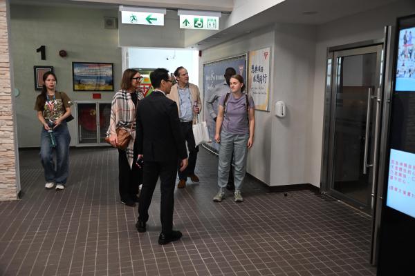 Welcome World YMCA Executive Committee Members to Chinese Y.M.C.A. Secondary School