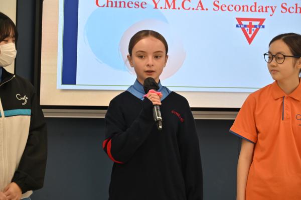 Welcome World YMCA Executive Committee Members to Chinese Y.M.C.A. Secondary School