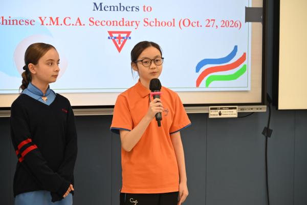 Welcome World YMCA Executive Committee Members to Chinese Y.M.C.A. Secondary School