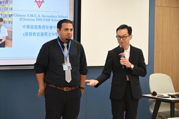 Welcome World YMCA Executive Committee Members to Chinese Y.M.C.A. Secondary School