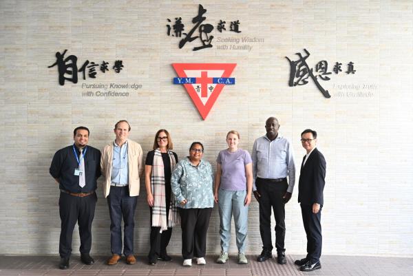 Welcome World YMCA Executive Committee Members to Chinese Y.M.C.A. Secondary School