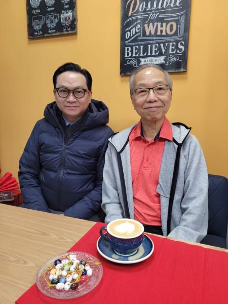 Former Principal Joe Chan visited Ching Chung