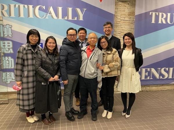 Former Principal Joe Chan visited Ching Chung