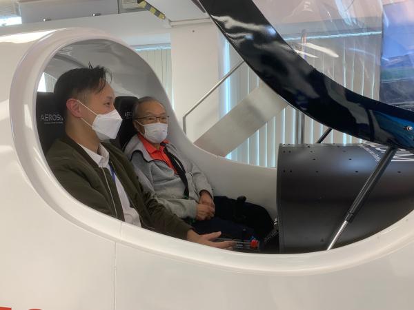 Former Principal Joe Chan visited Ching Chung