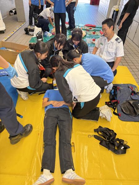 S4新高中體育科:「參觀流浮山救護站：體驗活動」
