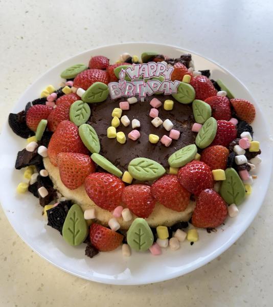 Birthday Cake Design for 65th School Anniversary-S2