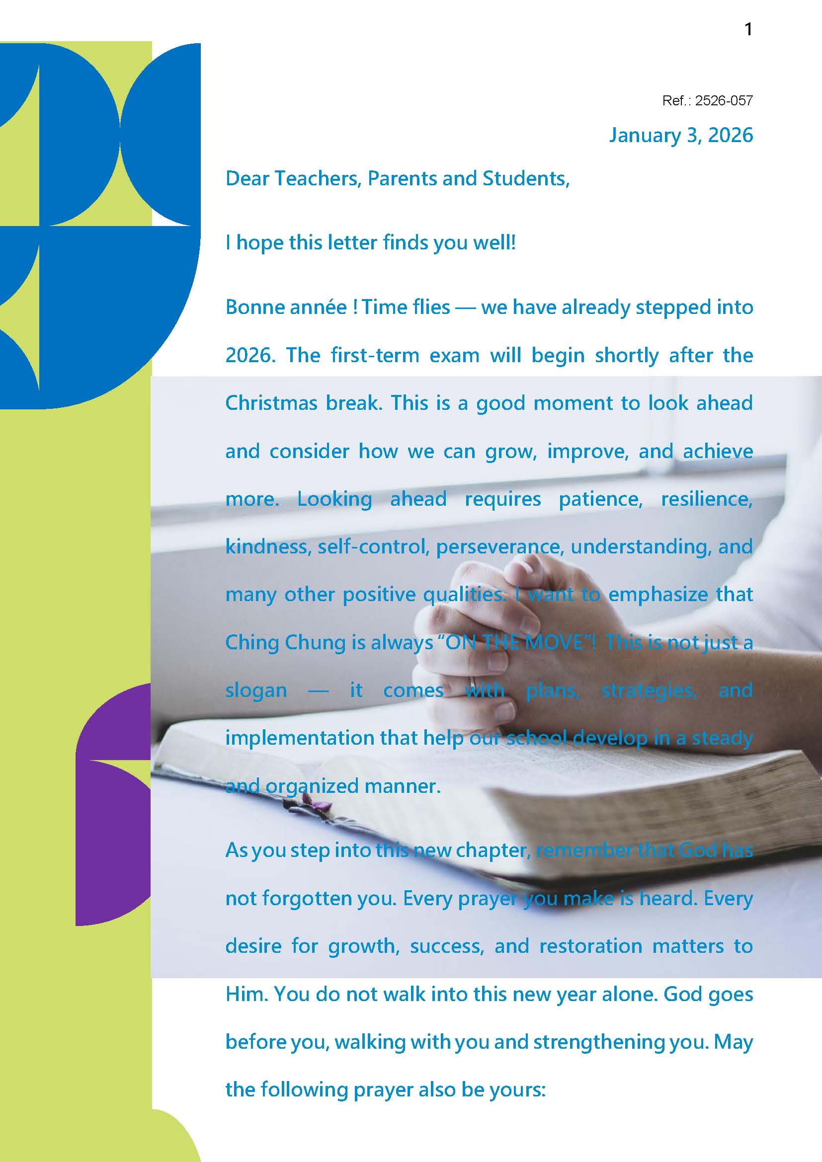 Principal Words – January 2026