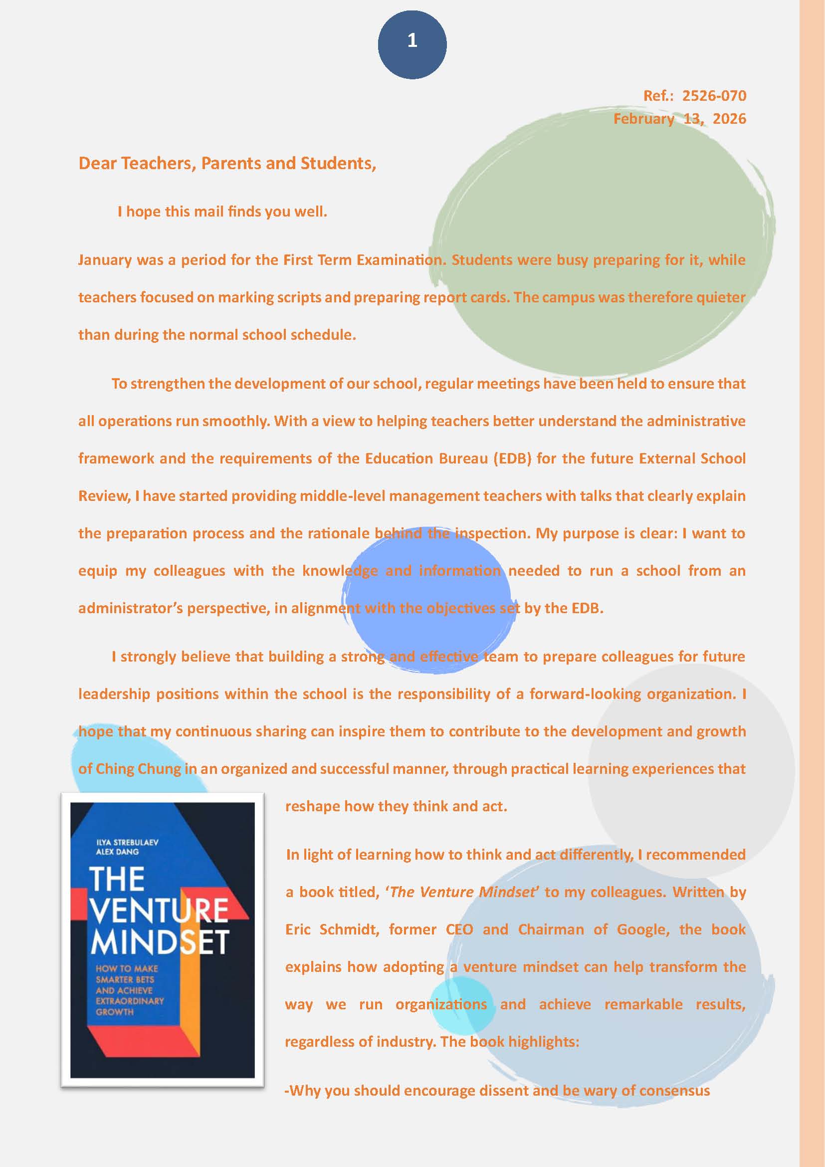 Principal Words – February 2026