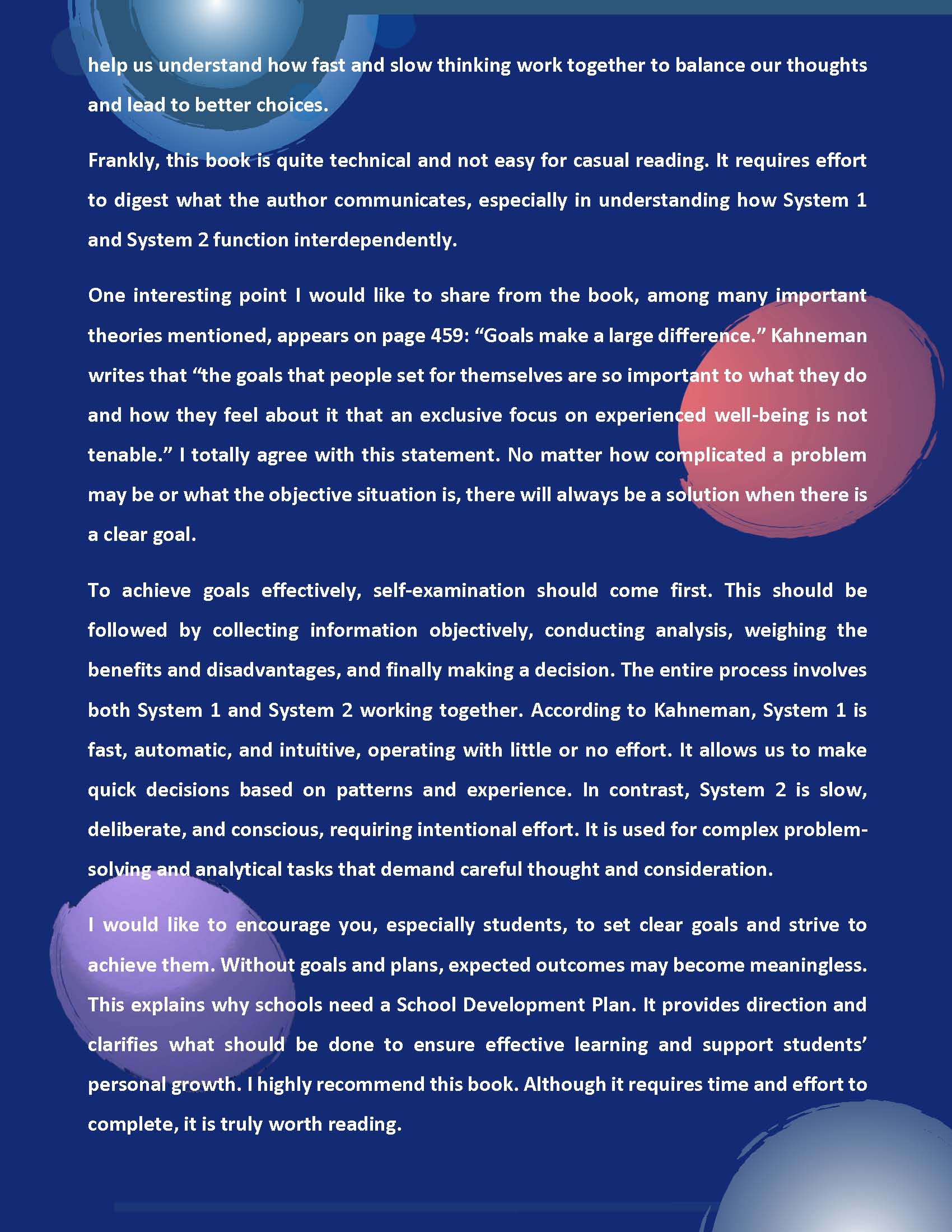 Principal Words – March 2026