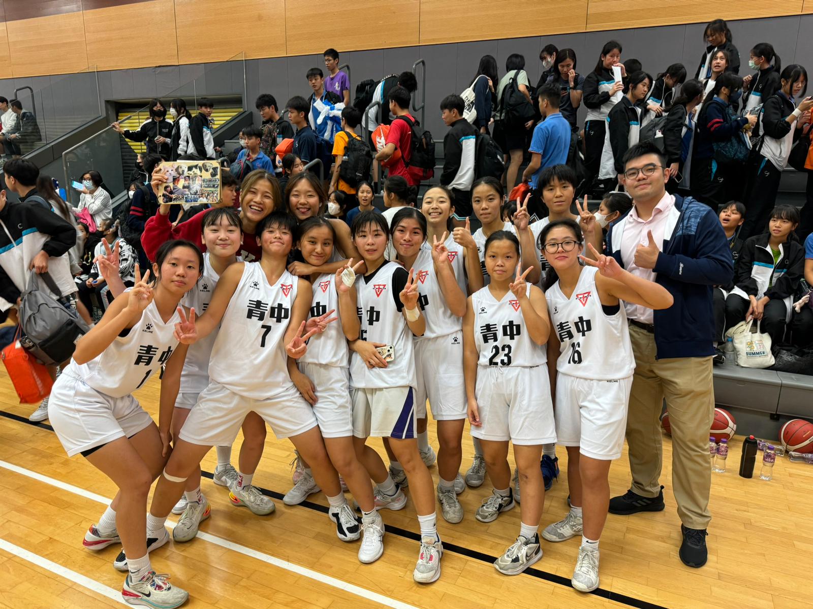 Girl’s Grade A Basketball Team has won the championship in the Yuen Long Inter-School Competition and entered the All Hong Kong Schools Jing Ying Basketball Tournament.